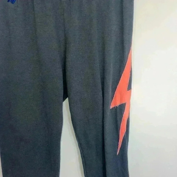 AVIATOR NATION STRIPPED JOGGERS MEDIUM - Picture 6 of 11